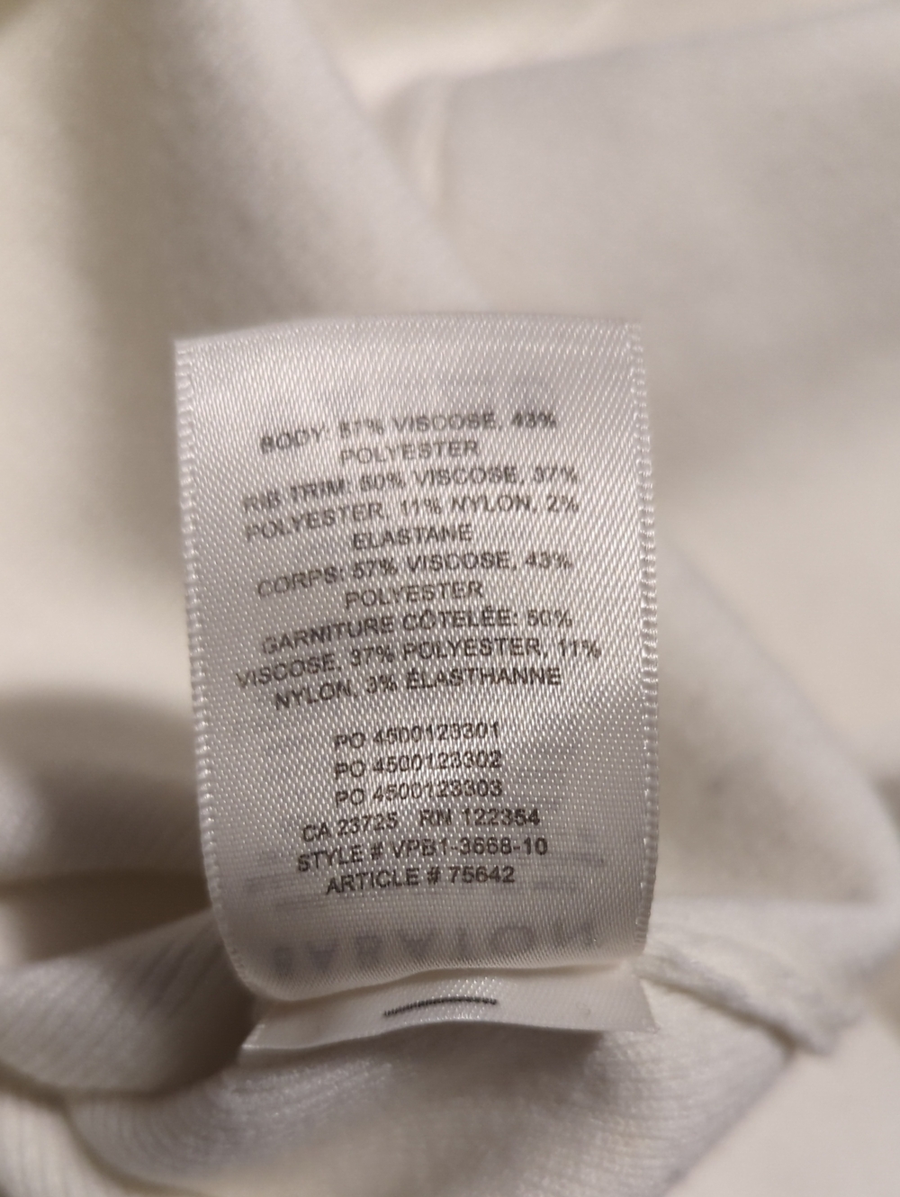 Babaton V-Neck Oversized Cream Sweater - Picture 7 of 7